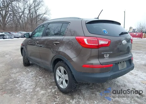 2013 Kia Sportage Lx from USA, damaged, VIN KNDPB3A24D7520404
